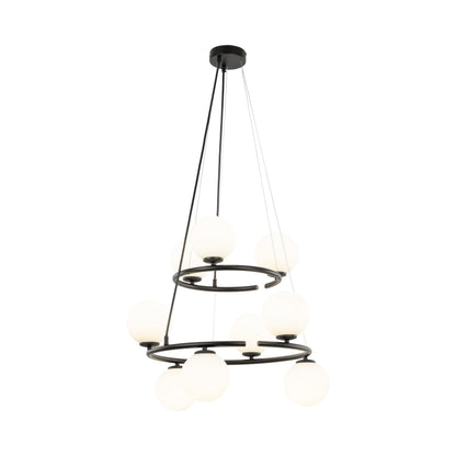 Suspension de plafond minimaliste scandinave Anabelle pour îlot de cuisine, salle à manger et intérieurs modernes