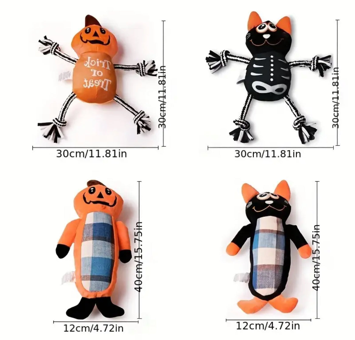 Jouet à mâcher d'Halloween pour chien | Jouet d'Halloween pour chien