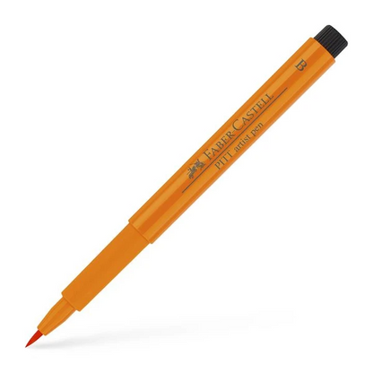 Faber-Castell - PITT artist pen - Pointe pinceau - Rouges, jaunes et oranges