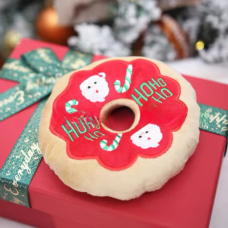 Lot de jouets en peluche pour chiens – Ensemble de jouets festifs pour chiens