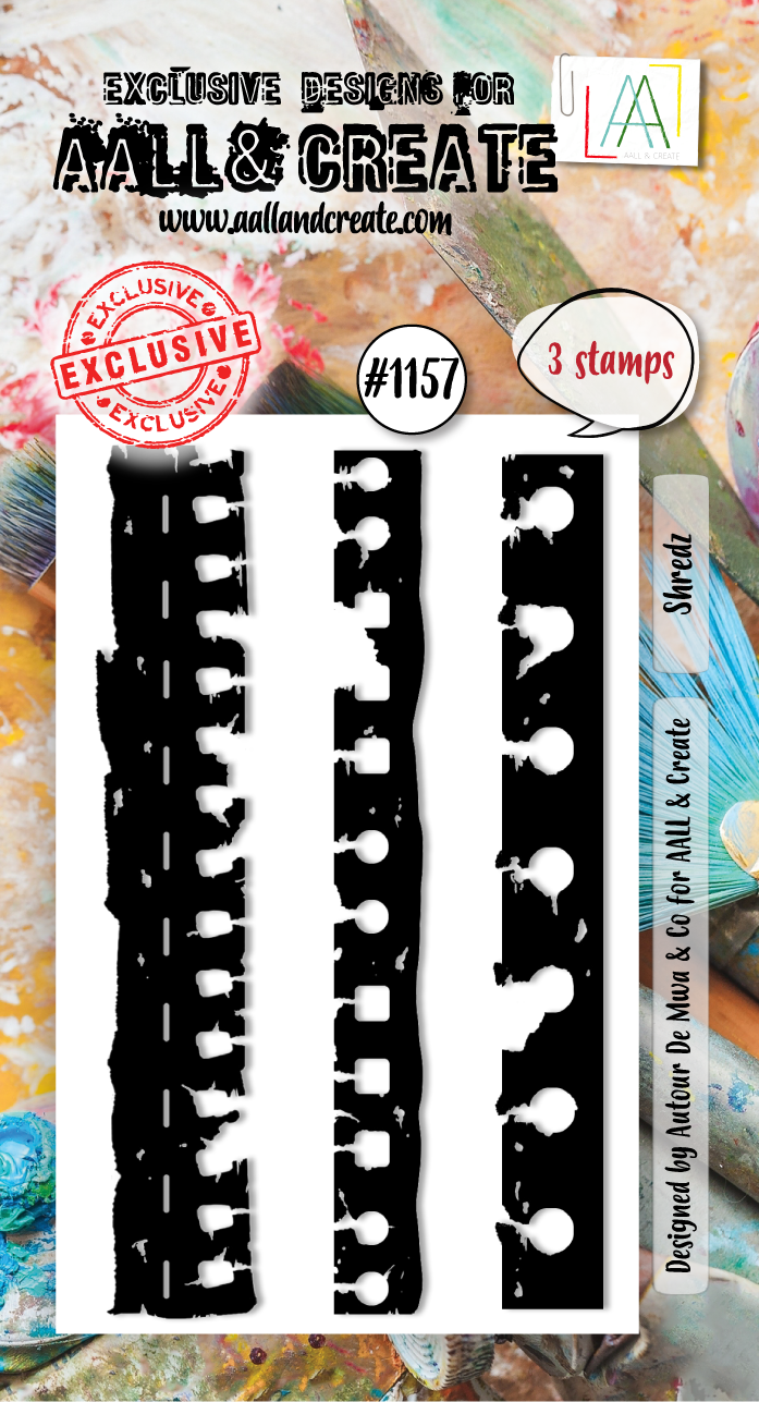 AALL and Create - Set de tampons A8 - Shredz