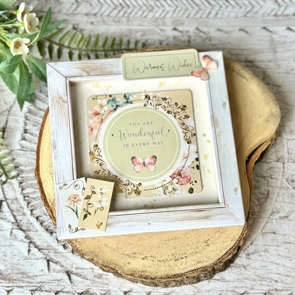 Kanban Crafts Jolies Embellissements Papier Fleuris Feuilletés, 6 feuilles
