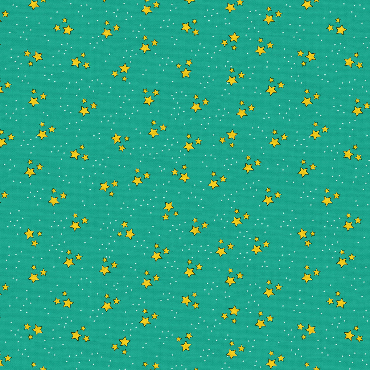 A Royal Fairytale - Stars - Mint by Paintbrush Studio Fabric