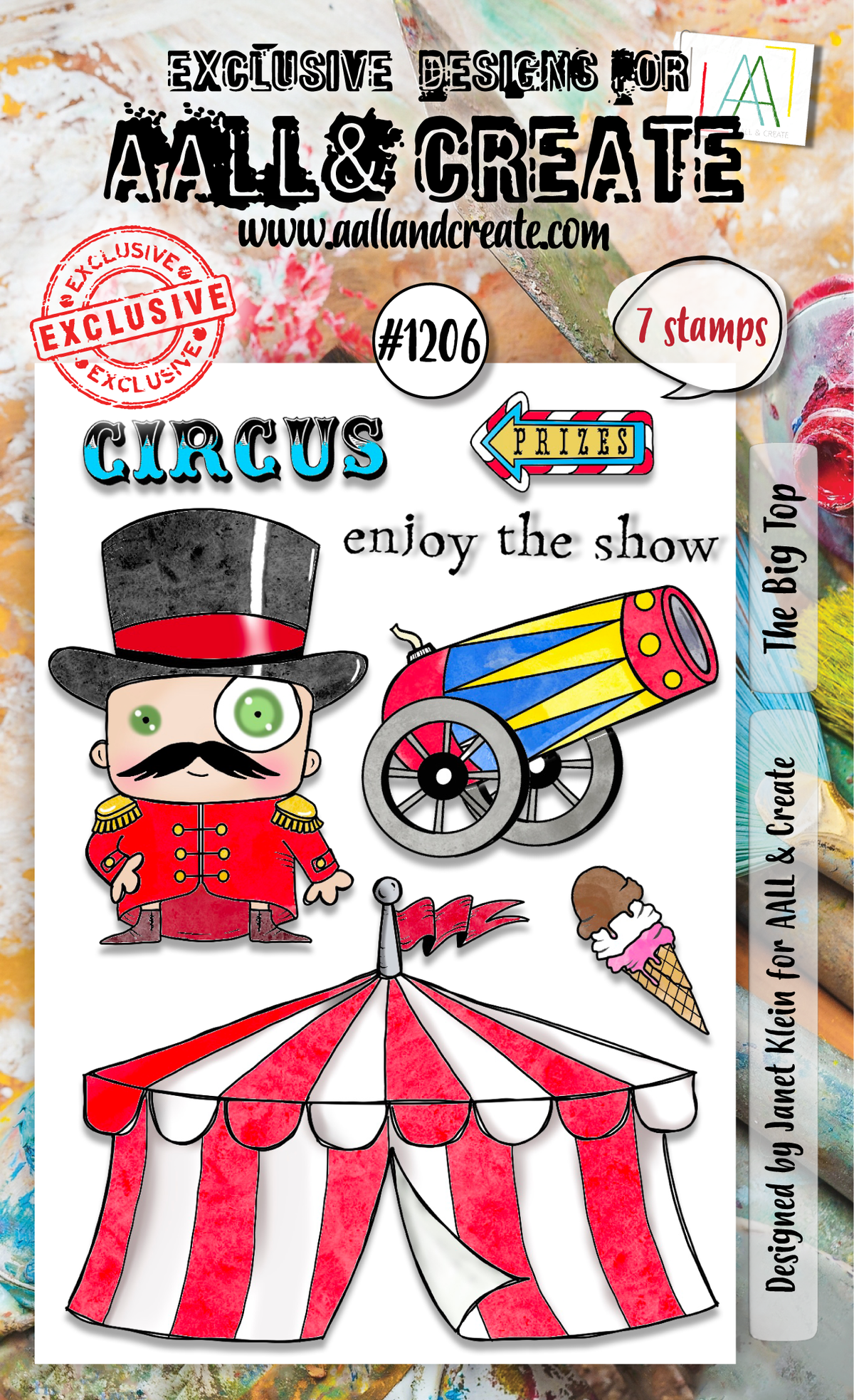 AALL and Create - Set de tampons A6 - The Big Top