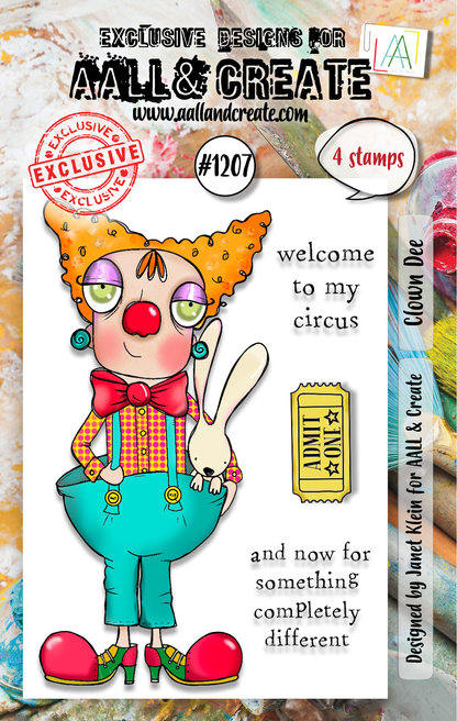 AALL and Create - A7 Stamp Set - Clown Dee