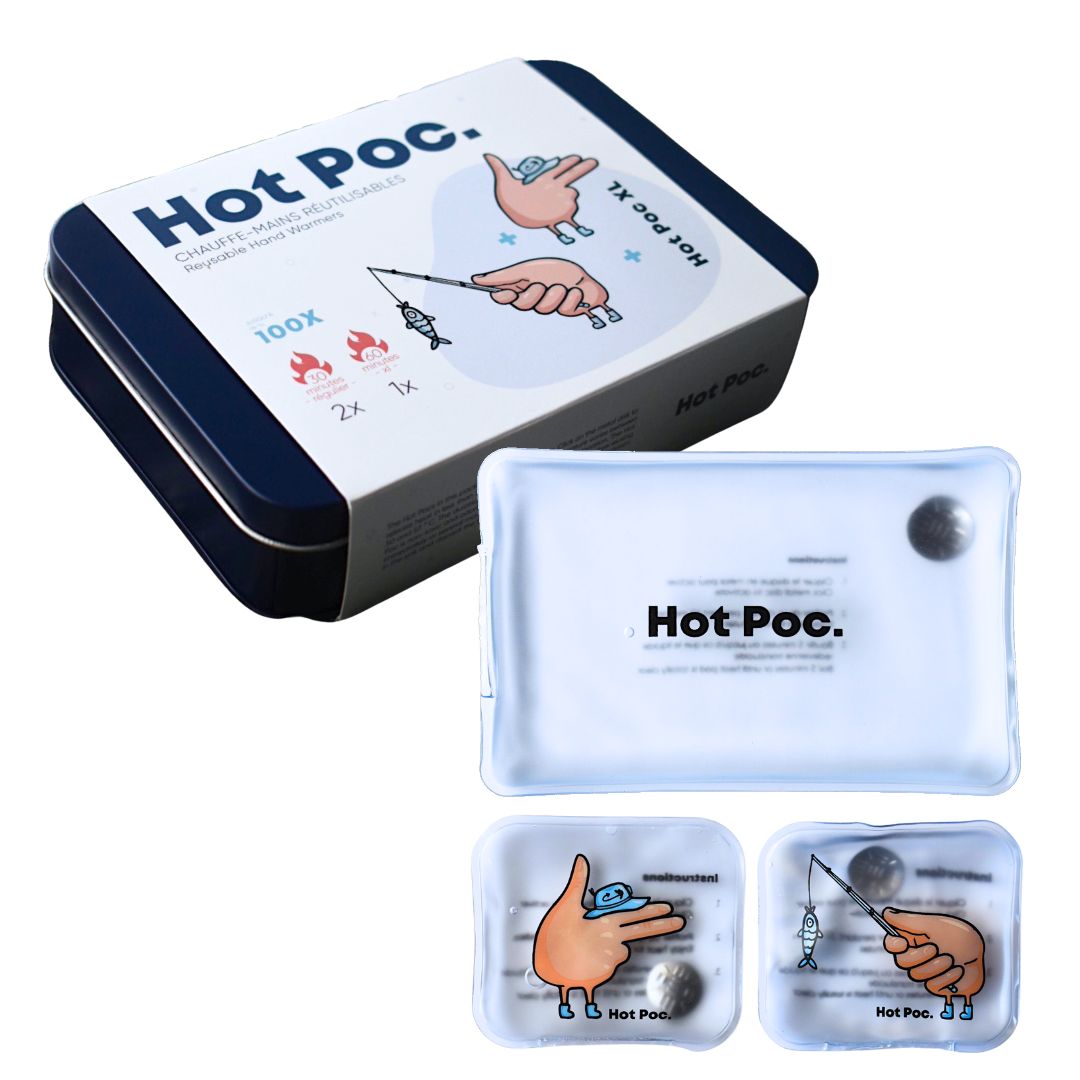 Lot de chauffe-mains et de corps réutilisables HotPoc Eco-Friendly – Chaleur durable