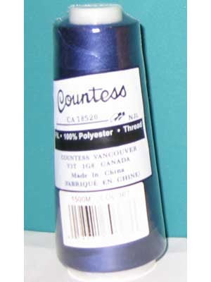 Countess Serger Thread, Polyester, 40/2, 1500M