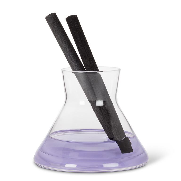 Diffuseur moderne Lavande Vanille avec parfum apaisant aux herbes par Aromabotanical