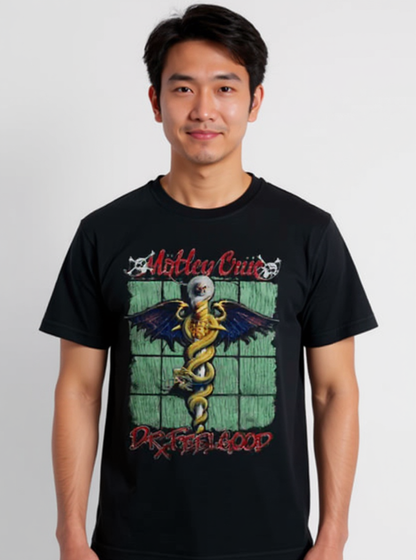 Motley Crue Dr. Feelgood Black T-Shirt