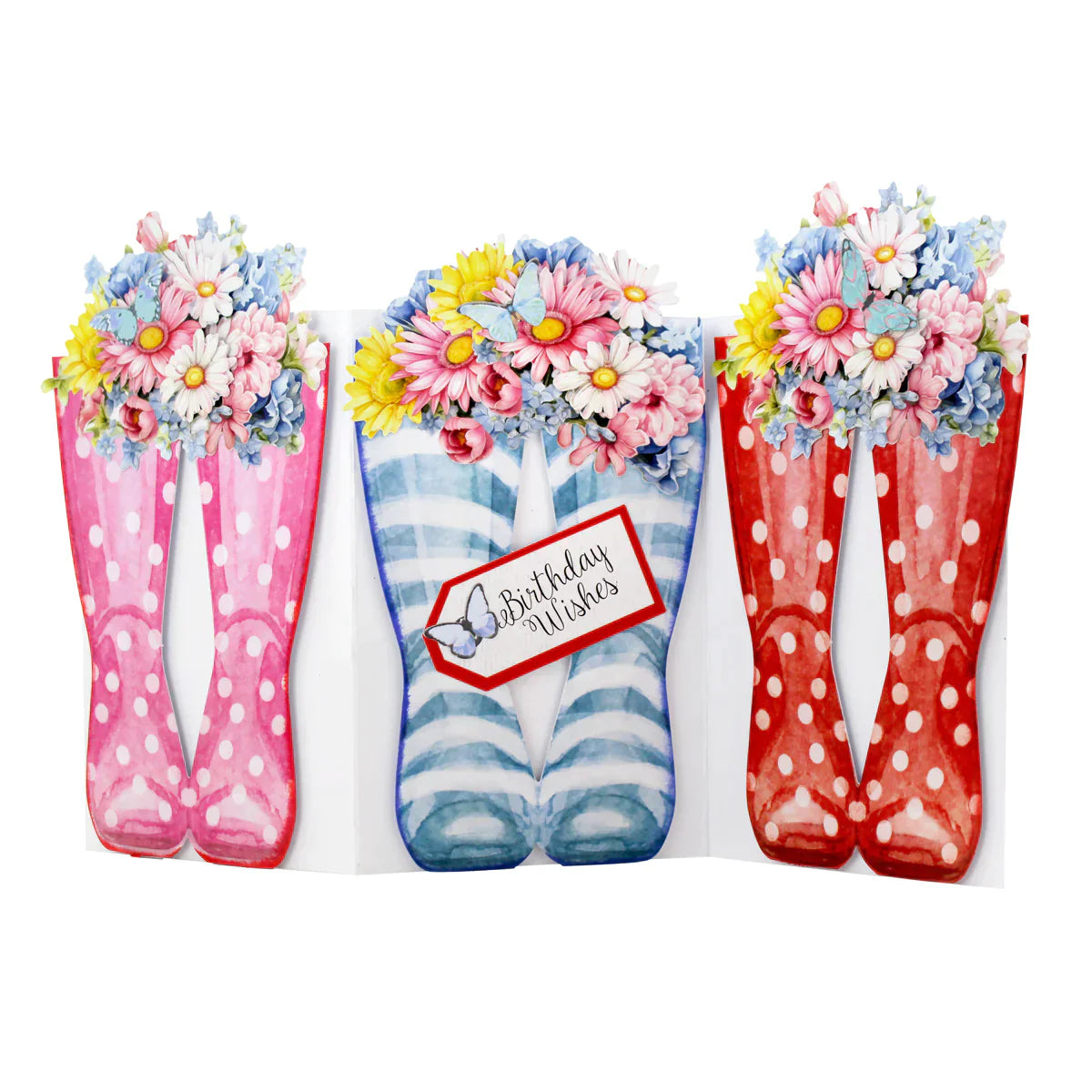Magnifiques bottes en caoutchouc, kit de fabrication de cartes