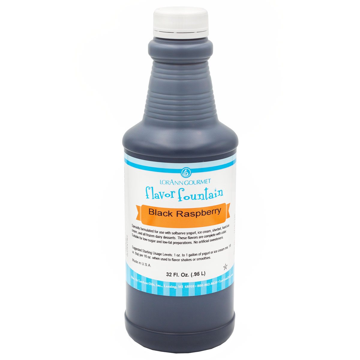 Arôme de framboise noire - 4 oz. - 32 oz. - Arômes pour crème glacée et boissons - Huiles LorAnn - Distribution canadienne - Livraison gratuite au Canada pour les commandes de plus de 199 CAD