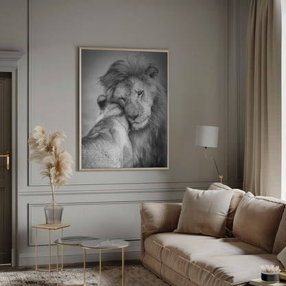 Wall art African Love! Canvas Print