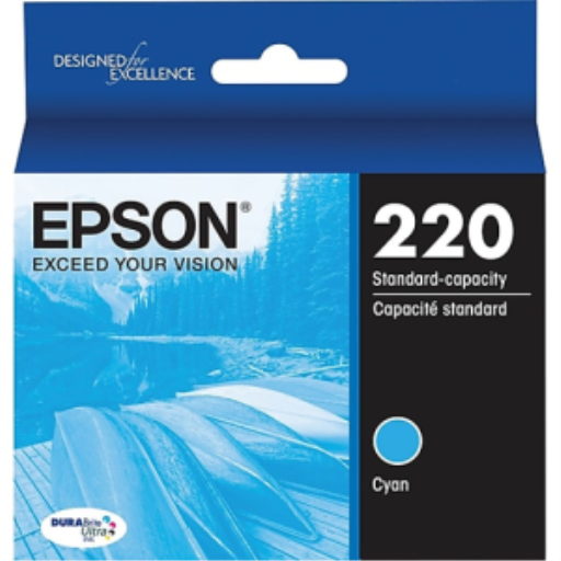 Cartouche d'encre cyan originale Epson 220 Durabrite Ultra T220220S