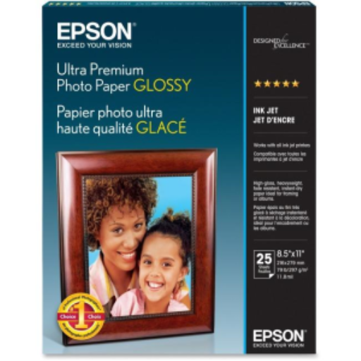 Epson Ultra premium Photo Paper Glossy, Letter, 25 S