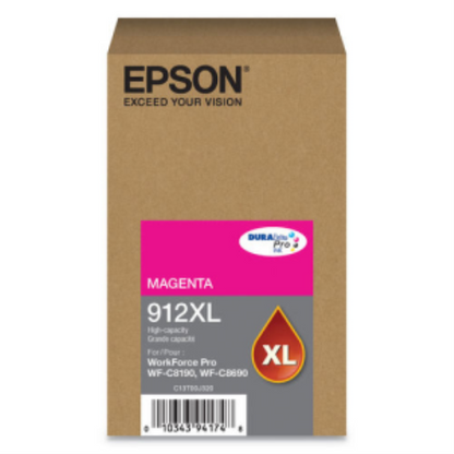 Epson T912XL320, Cartouche d'encre magenta, Haute capacité