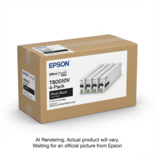 T80010v Epson UltraChrome Pro Photo Black Multi-Pack (4) Ink Cartridge 700 ML