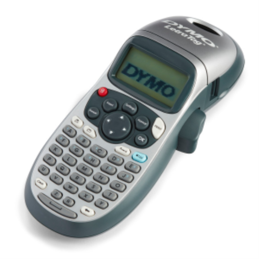 DYMO Label Maker LetraTag 100H Handheld Label Maker, Easy-to-Use, 13 Character LCD Screen, Great for Home & Office Organization, Grey