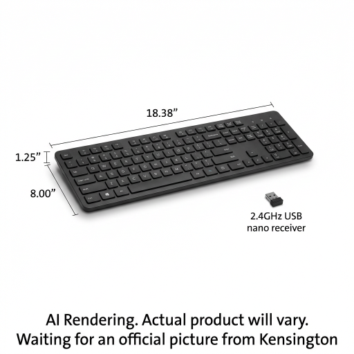 F,Kensington Pro Fit Clavier sans fil,Un