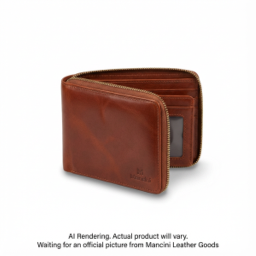 ZIPPERED WALLET REMOVABLE PASSCASE