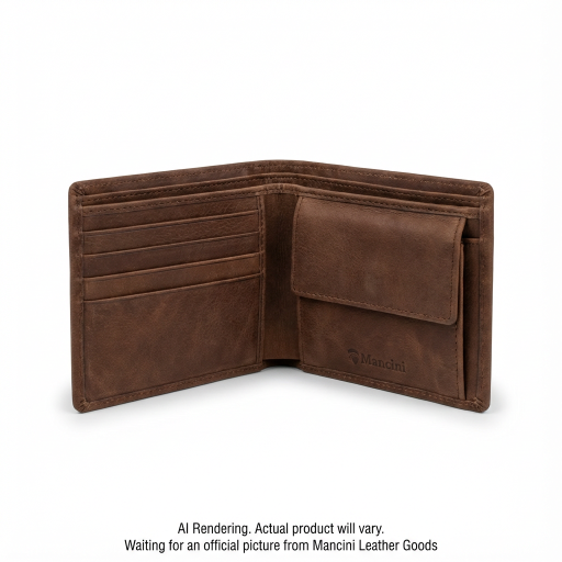 RFID Secure Wallet with Coin Pocket