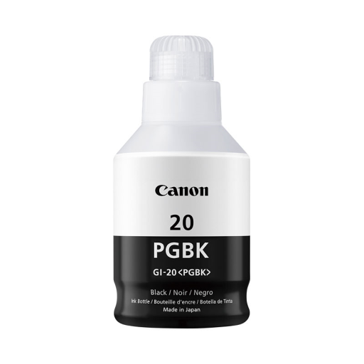 Bouteille d'encre noire pigmentée GI-20 SKU 3383C001