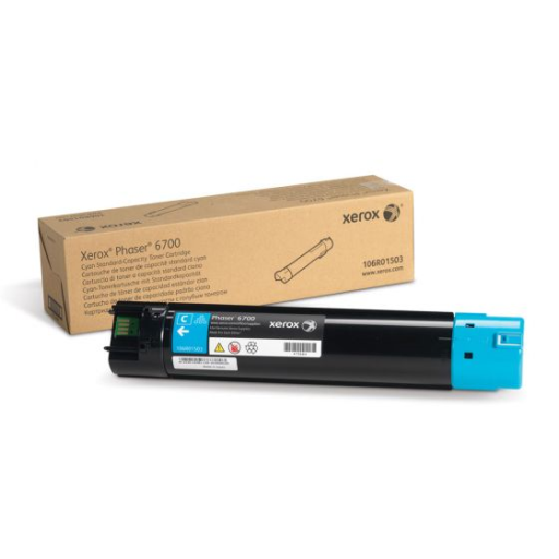106R01503 Cartouche de toner cyan capacité standard, Phaser 6700