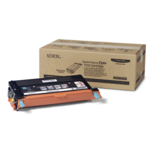 XEROX CYAN STANDARD CAPACITY PRINT CARTRIDGE PHASER 6180