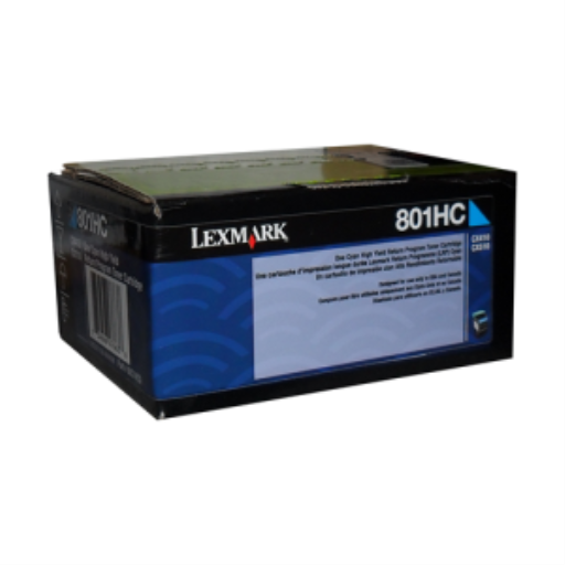 Cartouche de toner cyan 3K programme de retour Lexmark CX410, CX510