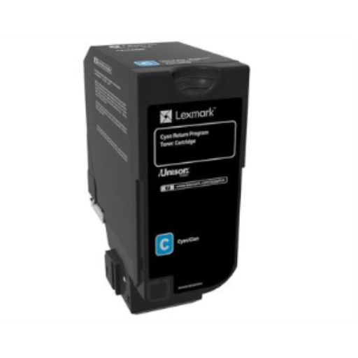 Lexmark CS720,CS/CX725 Cyan Return Program 3K Toner Cartridge