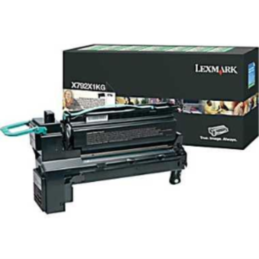 Cartouche de toner noire Lexmark X792 avec programme de retour, 20 000 pages