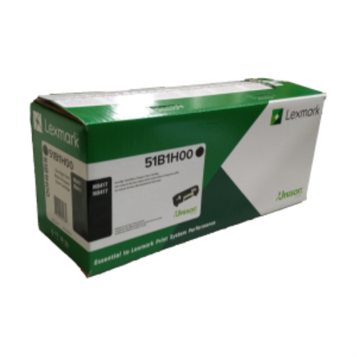 Cartouche de toner programme de retour Lexmark MS/MX 417, 517, 617, 8 500 pages Référence : 51B1H00