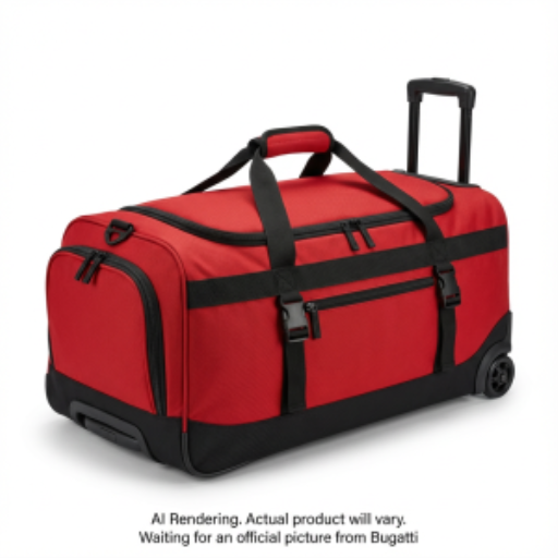 K&B Sport Traveller Rolling Duffle Bag - Red