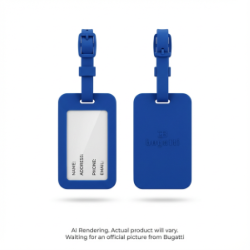 Bugatti - 2-Pieces Rubber Luggage Tag - Rubber