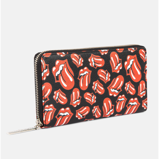 LWL6048RS The Rolling Stones Le portefeuille zippé Watts – Cuir