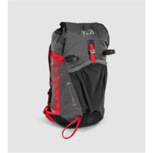 K&B Sport - Ski Touring Backpack - Charcoal/ Red