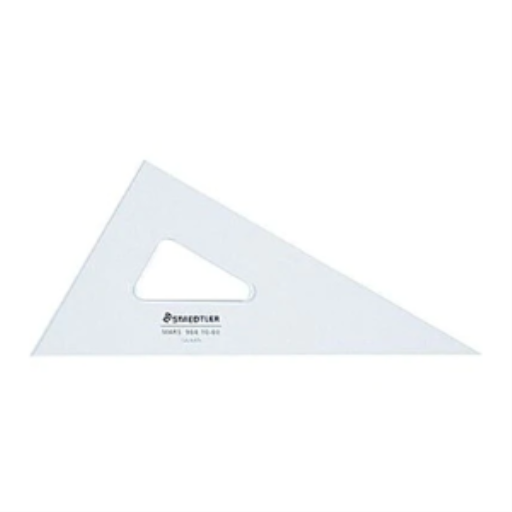 Triangle 12'' 30/60 degree BK