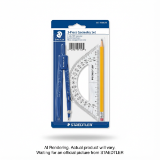 Compass & Protractor Combi, 3pcs