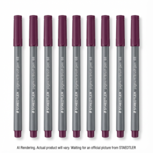 Pigment Brush Pen Plum