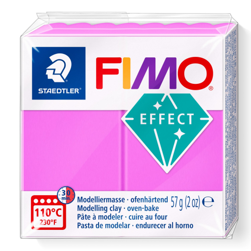 Pâte à Modeler Fimo Effect Violet Néon 57g (2 oz)