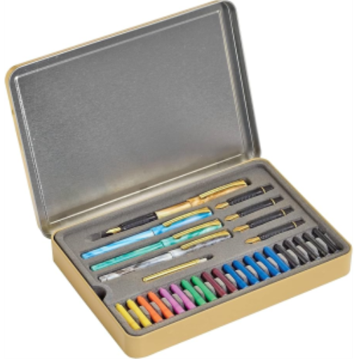 Calligraphy tin set 5 nibs