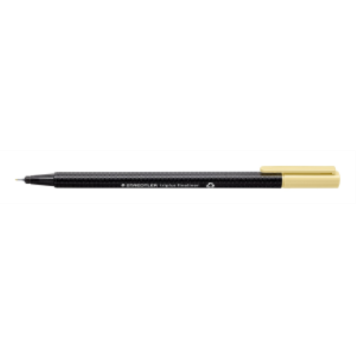Feutre fin triplus 0,3 mm vanille