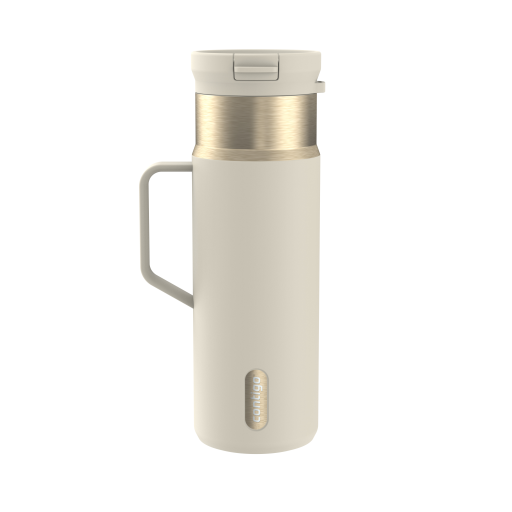 Contigo 20 oz Handled Snapseal PVD - Oatmilk - Premium