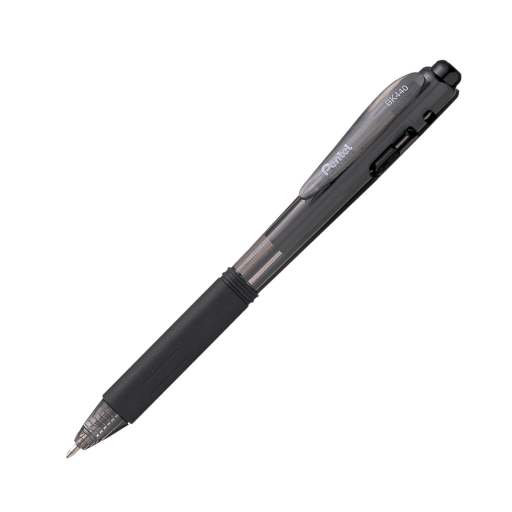 Super ! Stylo-bille rétractable, (1,0 mm) pointe moyenne, encre noire