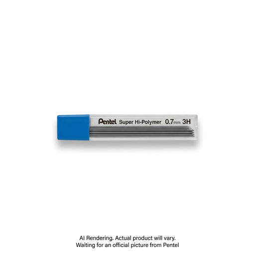 Recharge de mines Super Hi-Polymer (0,7 mm), 3H, 12 mines par tube