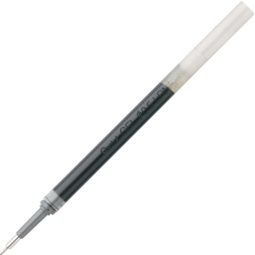 Recharge d'encre pour stylo gel EnerGel, pointe aiguille fine (0,5 mm), encre noire