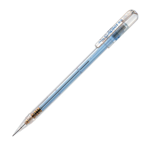 Porte-mines Pentel CAPLET, corps transparent bleu, 0,5 mm