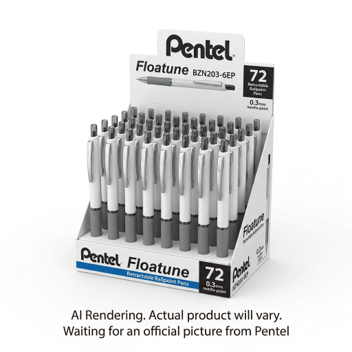 Pentel Floatune Retractable 0.3mm 6DZ Display - English