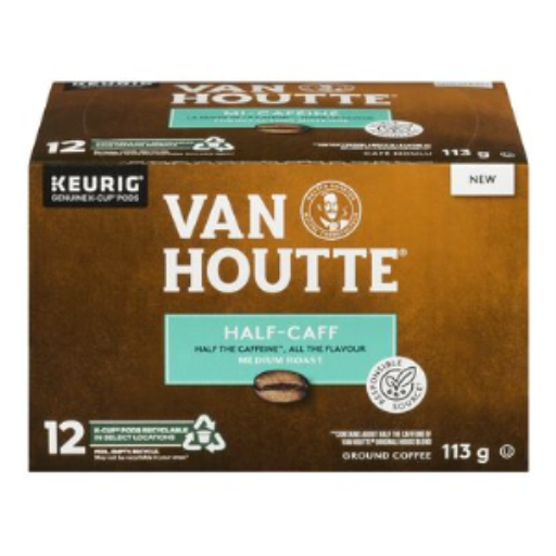 Van Houtte® Coffee Single Serve - Vhou Kc Rs Half-Caff Bl Med Rst 12Ct