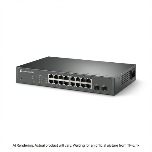 Switch administrable facile TP-Link Omada Gigabit 20 ports avec PoE+ 16 ports