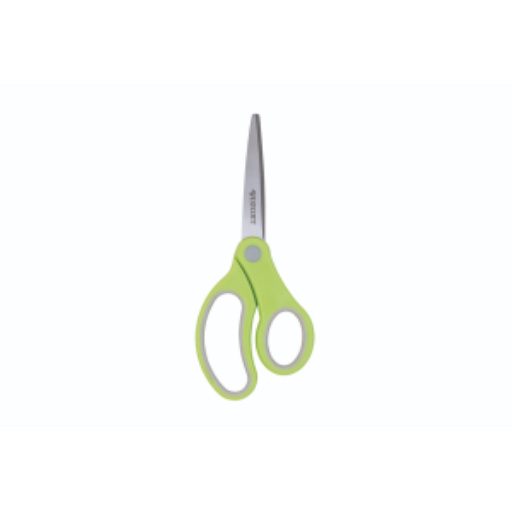 7" Student Soft Handle Pointed Scissors - Green / Ciseaux à bouts pointus et à poignée douce 7 po pour écoliers - verte